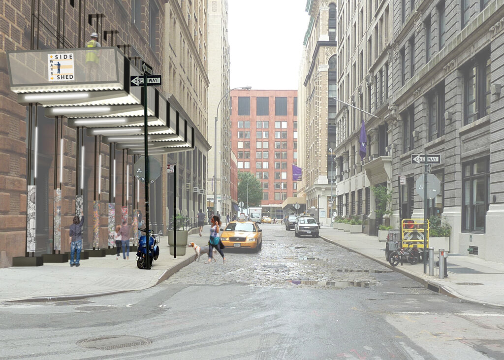 Sidewalk Shed NYC